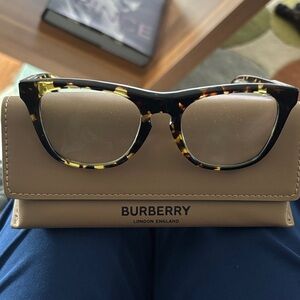 Burberry Tortoise Frame Sunglasses with Tan Case